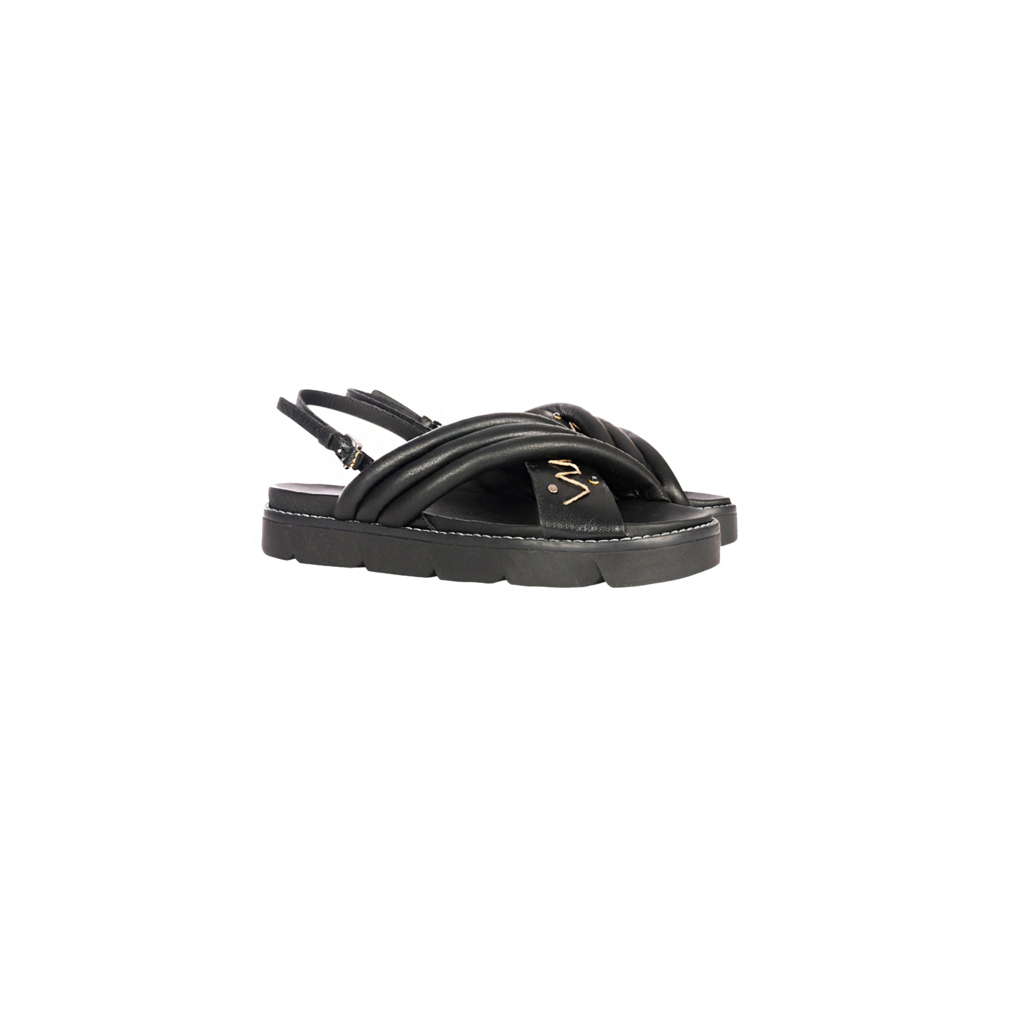 Sandal Cuoio Lux black