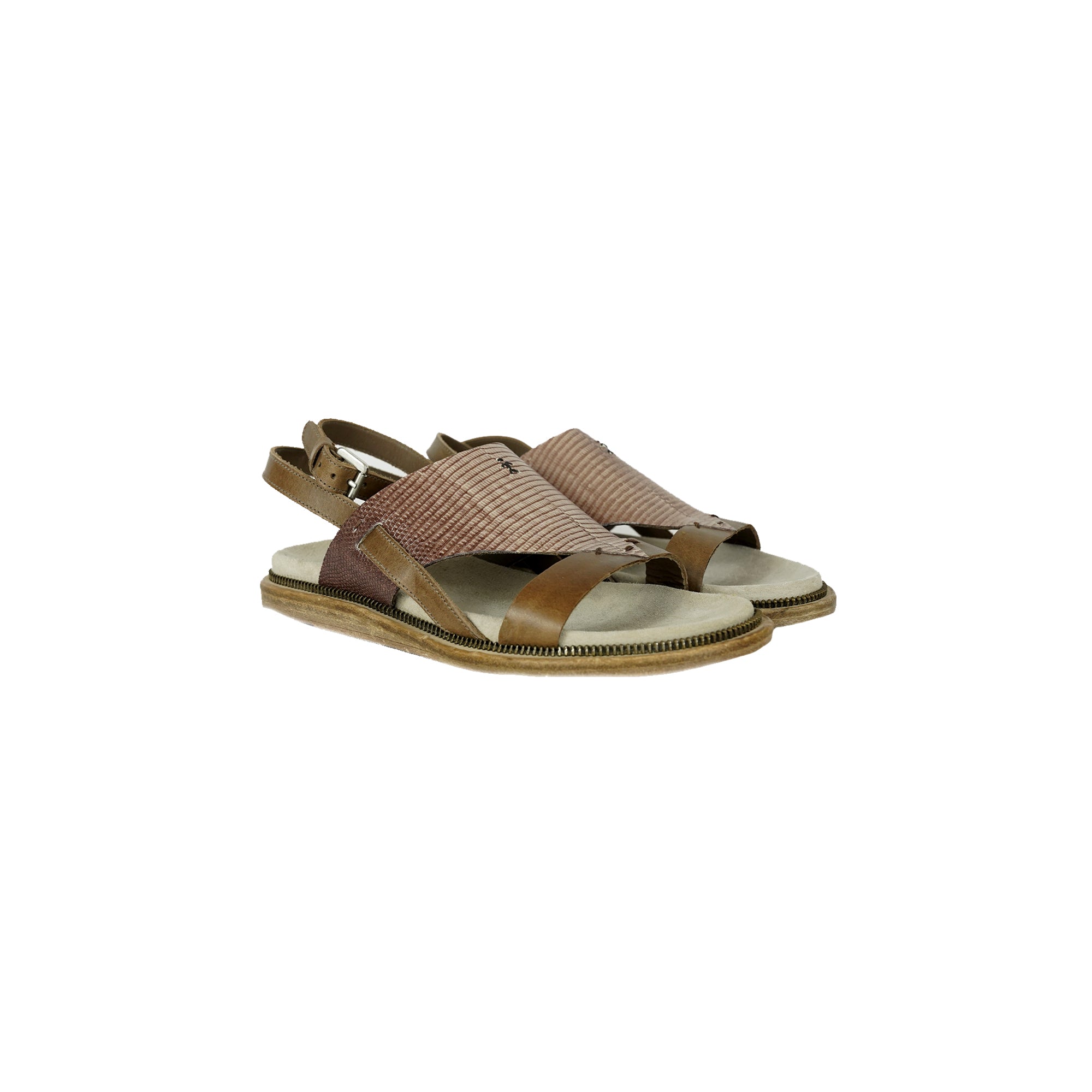 Sandal Lucertola Taupe Pink