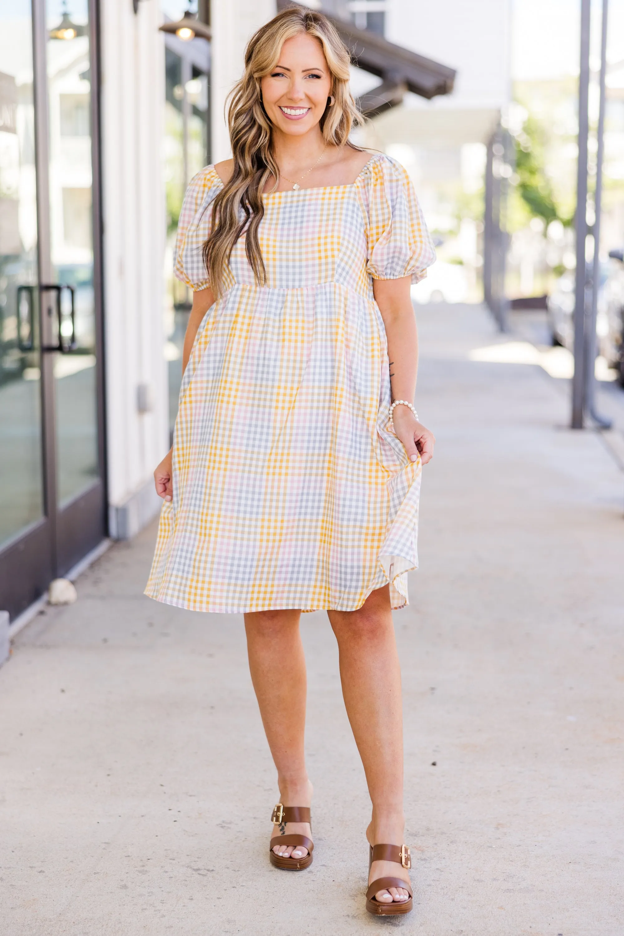 Southern Sweetness Dress, Yellow