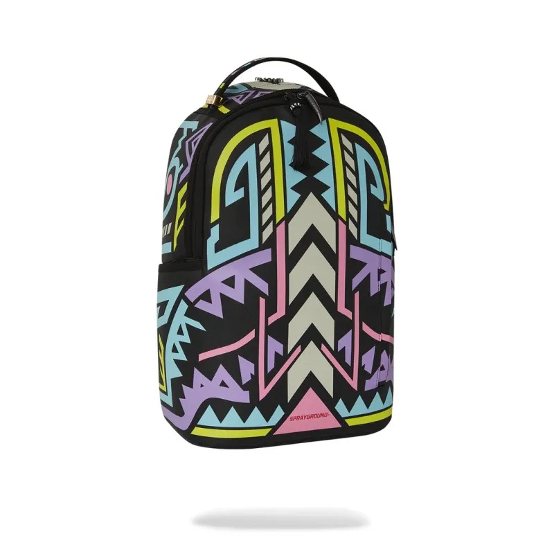 SPRAYGROUND - Zaino Sprayground PATH TO THE FUTURE BACKPACK Nero - SPRAYGROUND - Tempus Doni