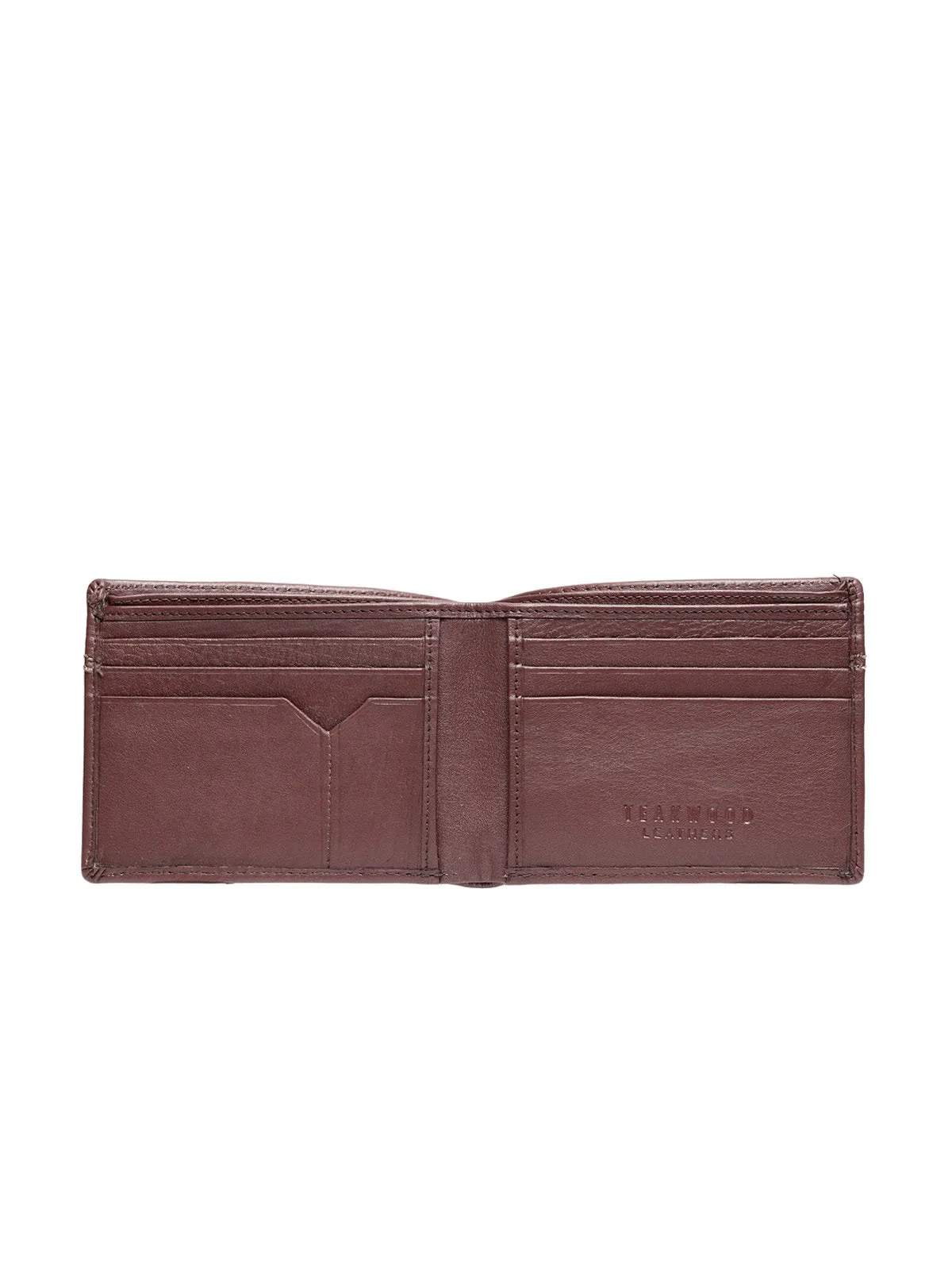 Teakwood Genuine Leather Wallets - Maroon