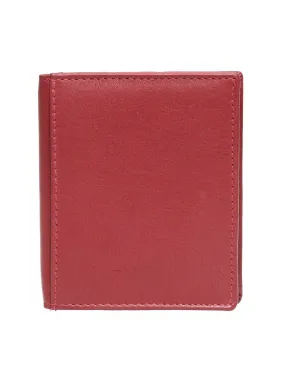 Teakwood Genuine Leather Wallets - Red