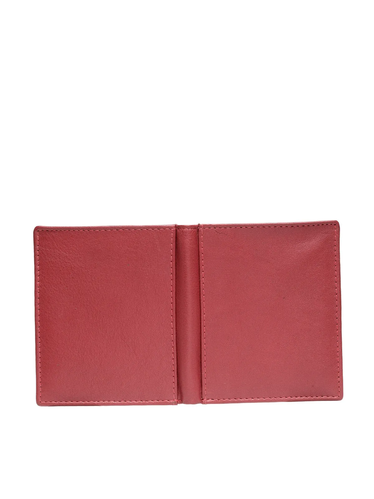 Teakwood Genuine Leather Wallets - Red