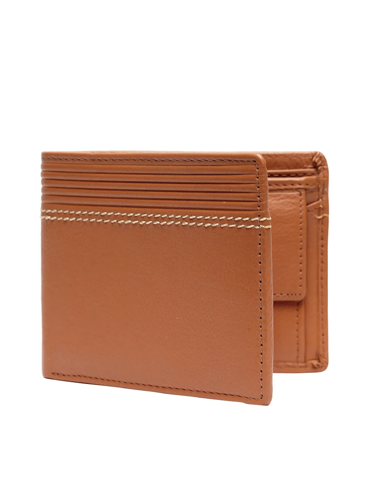 Teakwood Genuine Leather Wallets - Tan