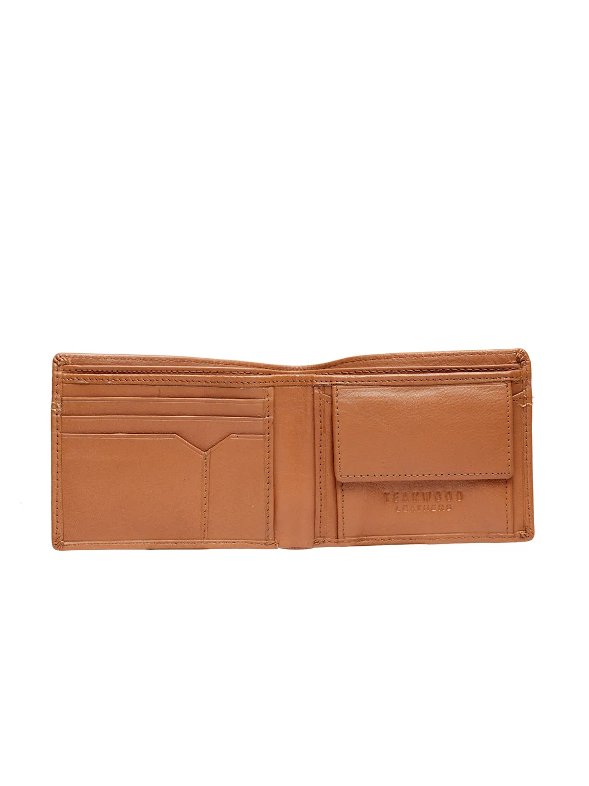 Teakwood Genuine Leather Wallets - Tan