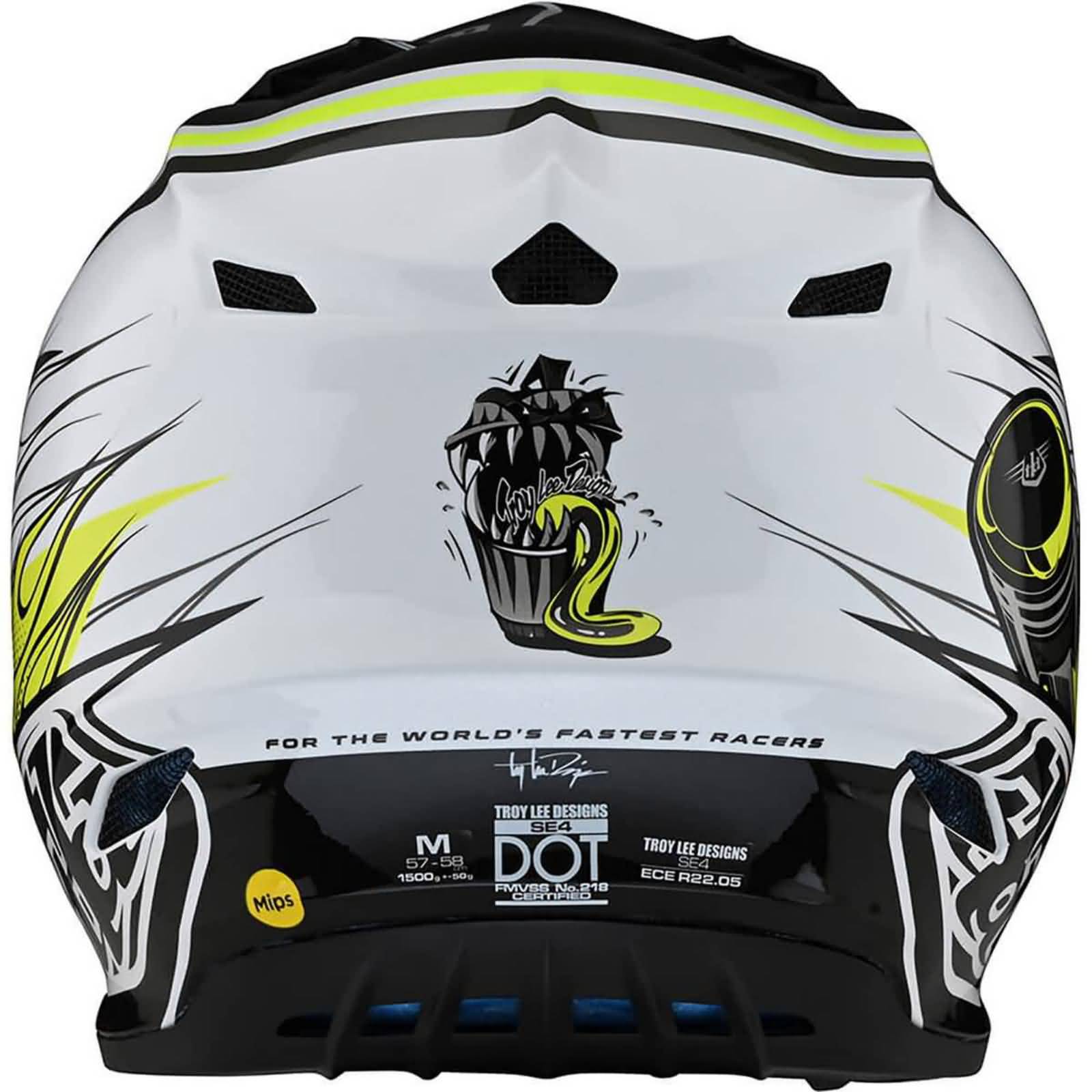 Troy Lee Designs SE4 Polyacrylite Skooly MIPS Youth Off-Road Helmets (Brand New)