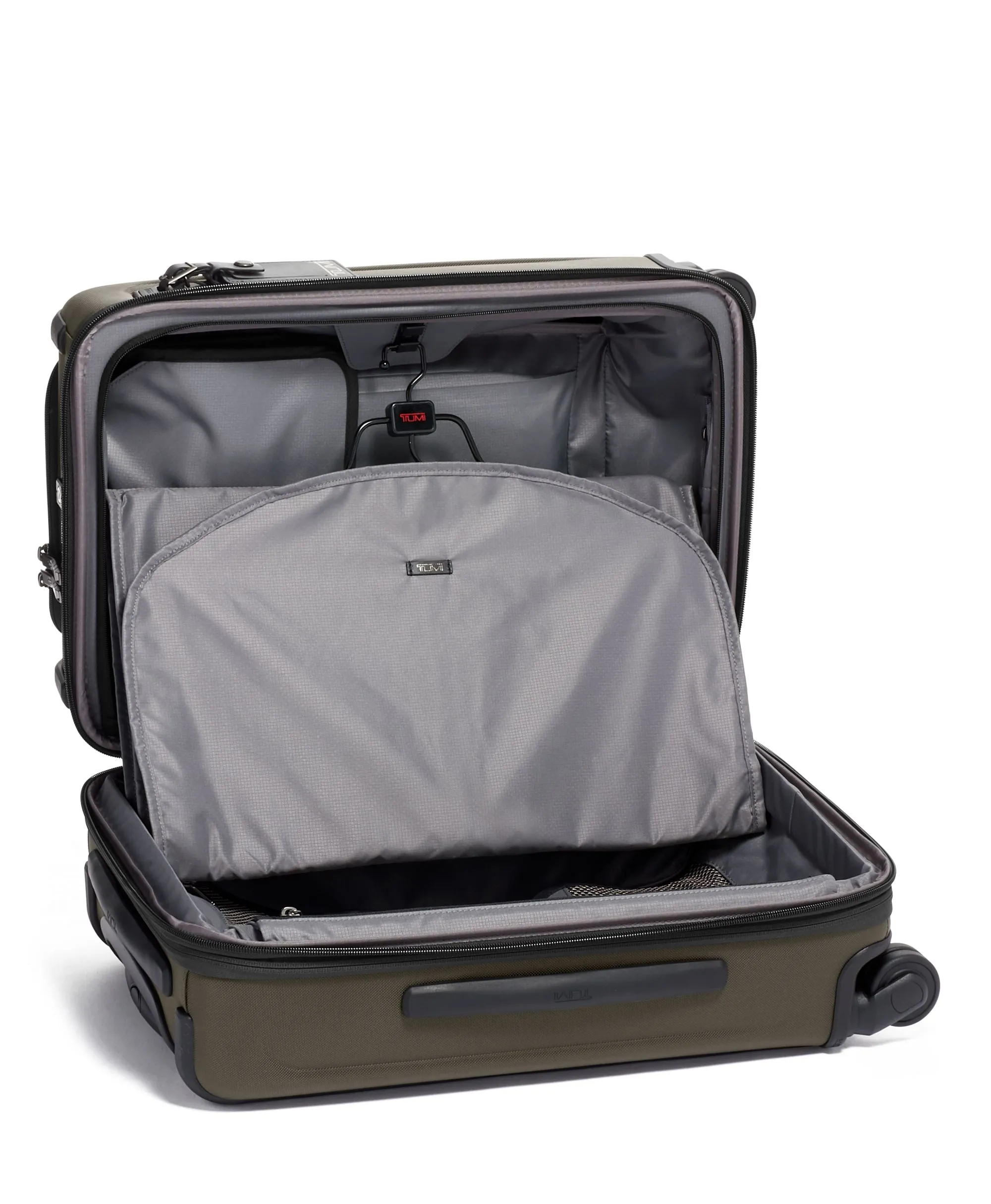 TUMI Alpha International Dual Access 4 Wheeled Carry On Luggage