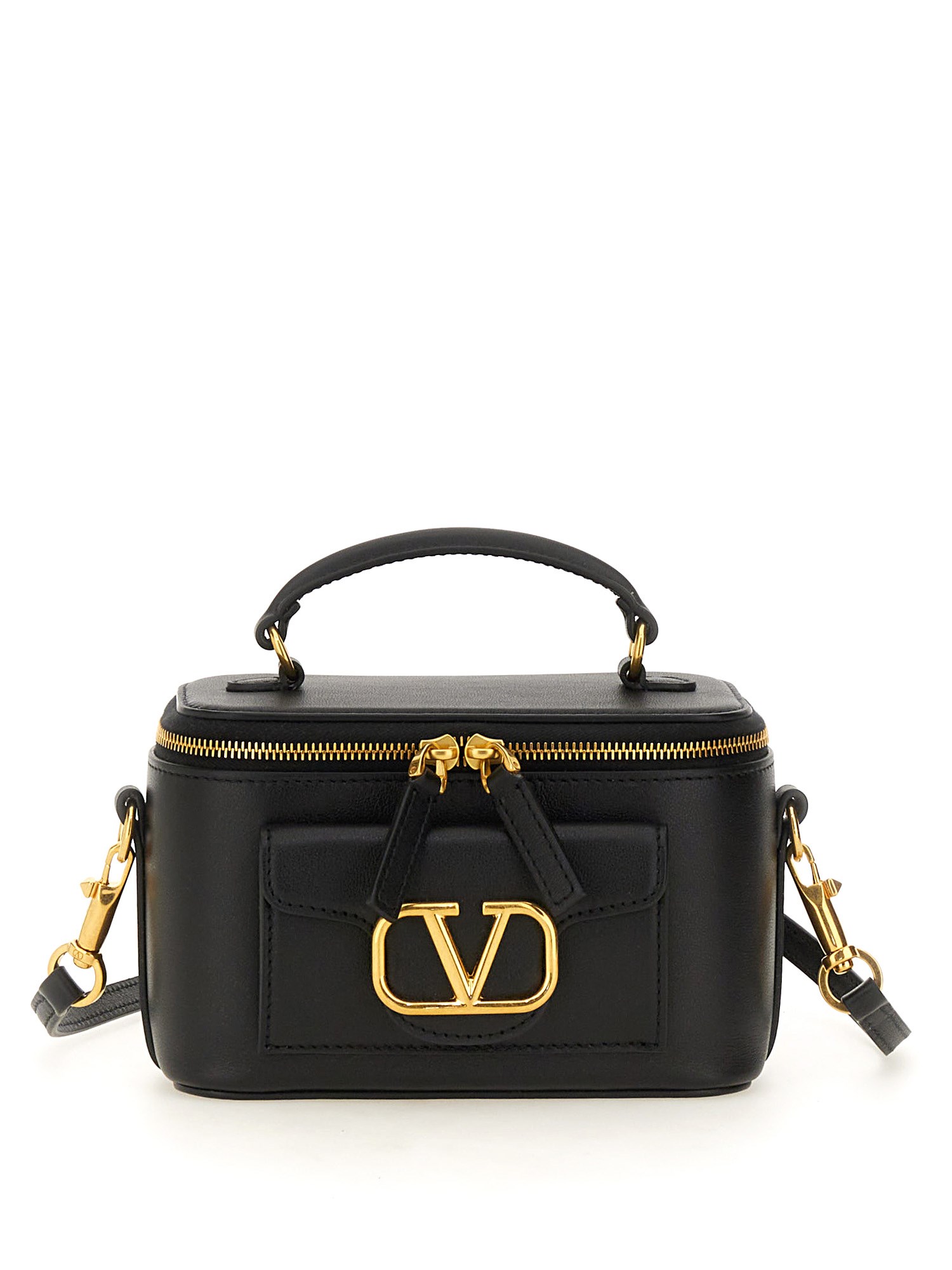 VALENTINO GARAVANI    MINI LEATHER LOCÒ HANDBAG