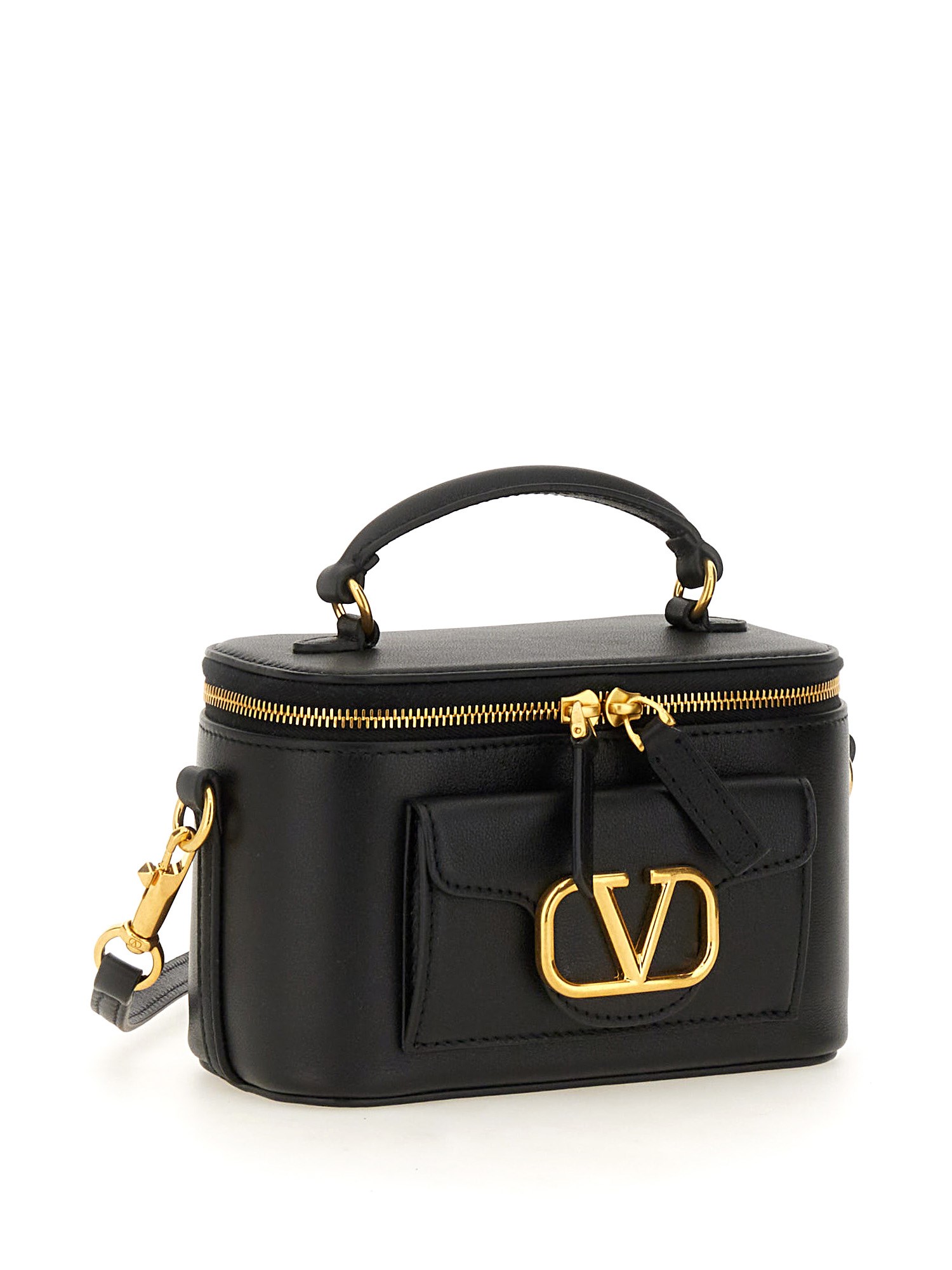 VALENTINO GARAVANI    MINI LEATHER LOCÒ HANDBAG