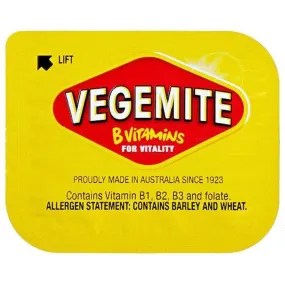 Vegemite Single Serve Portions Spread 4.8g 90 Pack Carton Bulk Box