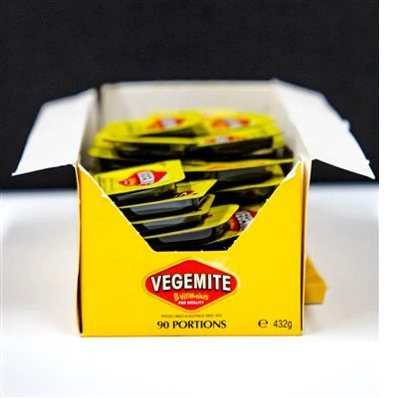 Vegemite Single Serve Portions Spread 4.8g 90 Pack Carton Bulk Box