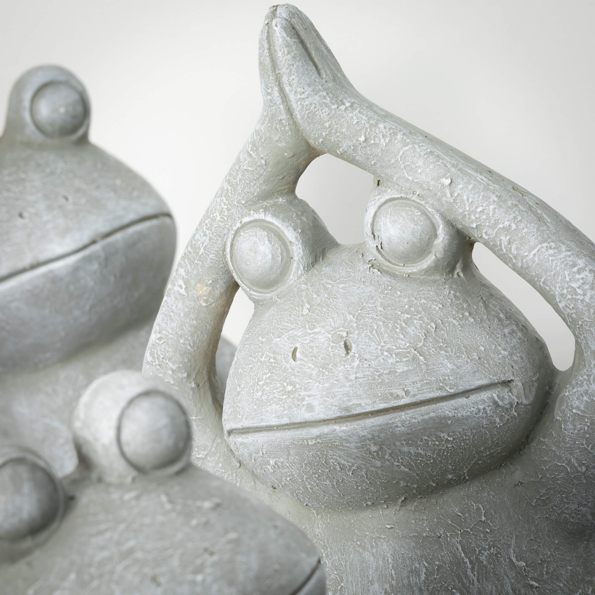 Yoga Frog Garden Statue Set 3